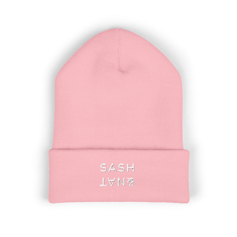 Copy of Embroidered 'Support Small Businesses' Cuffed Beanie — Classic Winter Knit Hat